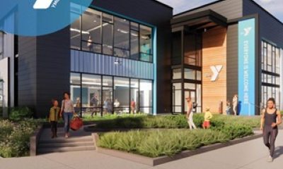 Drawing of the outside of the future Y in Eugene, Ore.